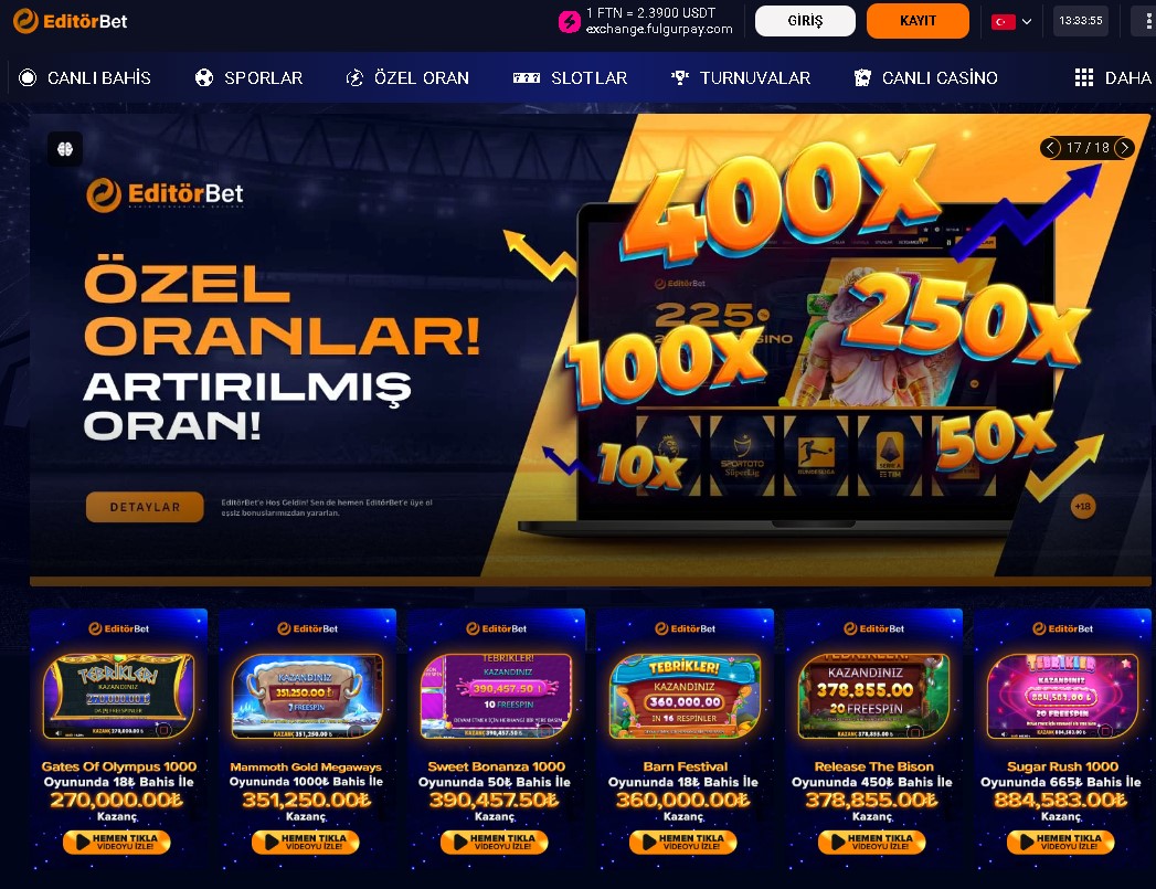 Editörbet Giriş Sayfası